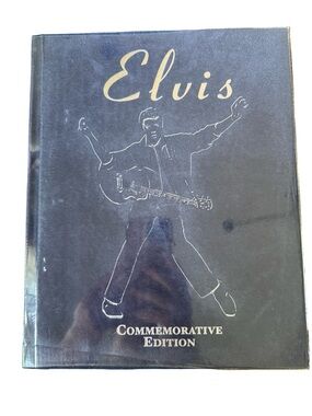 Elvis Presley- Commemorative Edition Book with Dust Cover Coffee Table Book